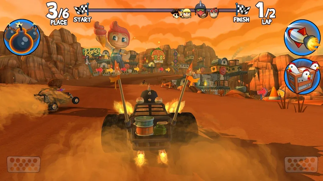 Скачать взлом Beach Buggy Racing 2 (Бич Багги Рейсинг 2)  [МОД Меню] — стабильная версия apk на Андроид screen 3