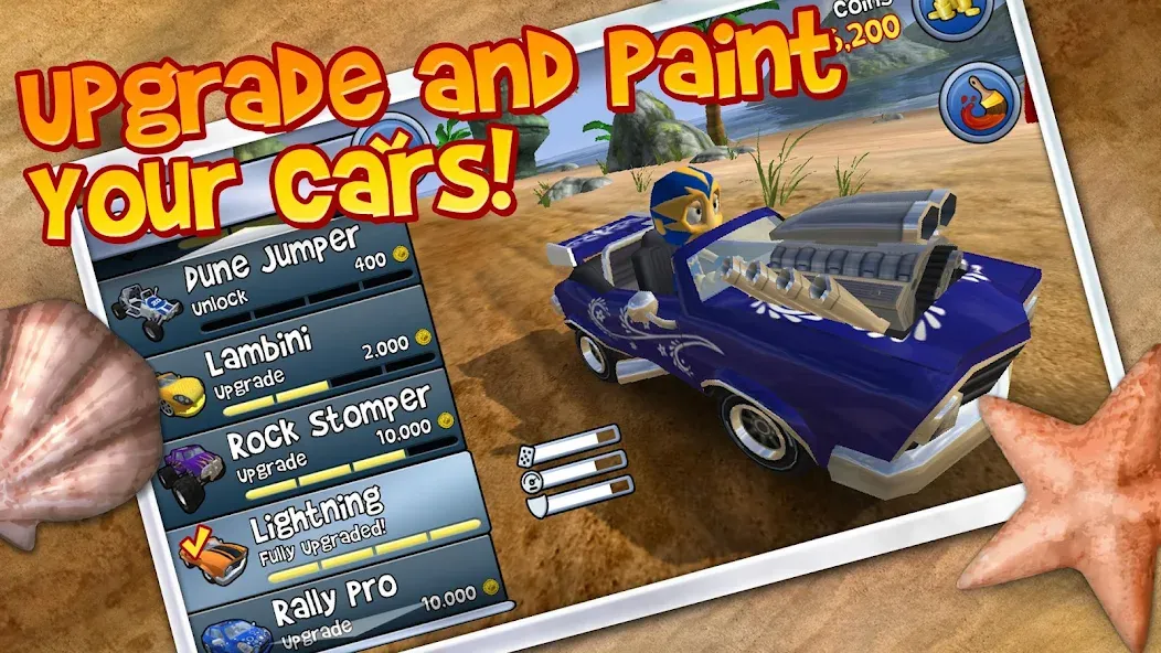 Скачать взлом Beach Buggy Blitz (Бич Багги Блиц)  [МОД Mega Pack] — полная версия apk на Андроид screen 3