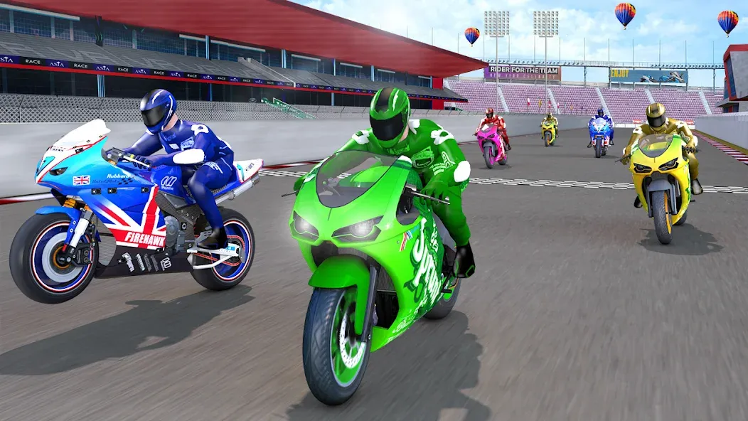 Взломанная 3D Bike Racing Games Offline  [МОД Mega Pack] — полная версия apk на Андроид screen 4