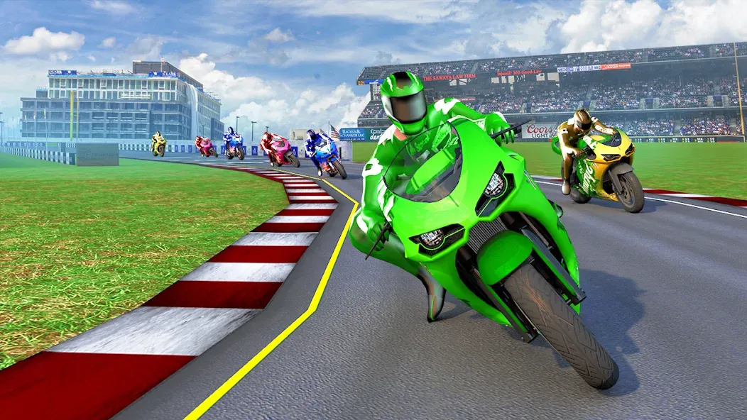 Взломанная 3D Bike Racing Games Offline  [МОД Mega Pack] — полная версия apk на Андроид screen 5