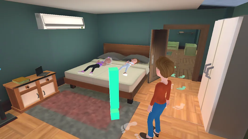 Взлом Super Dad Virtual : Happy Game  [МОД Unlocked] — полная версия apk на Андроид screen 3