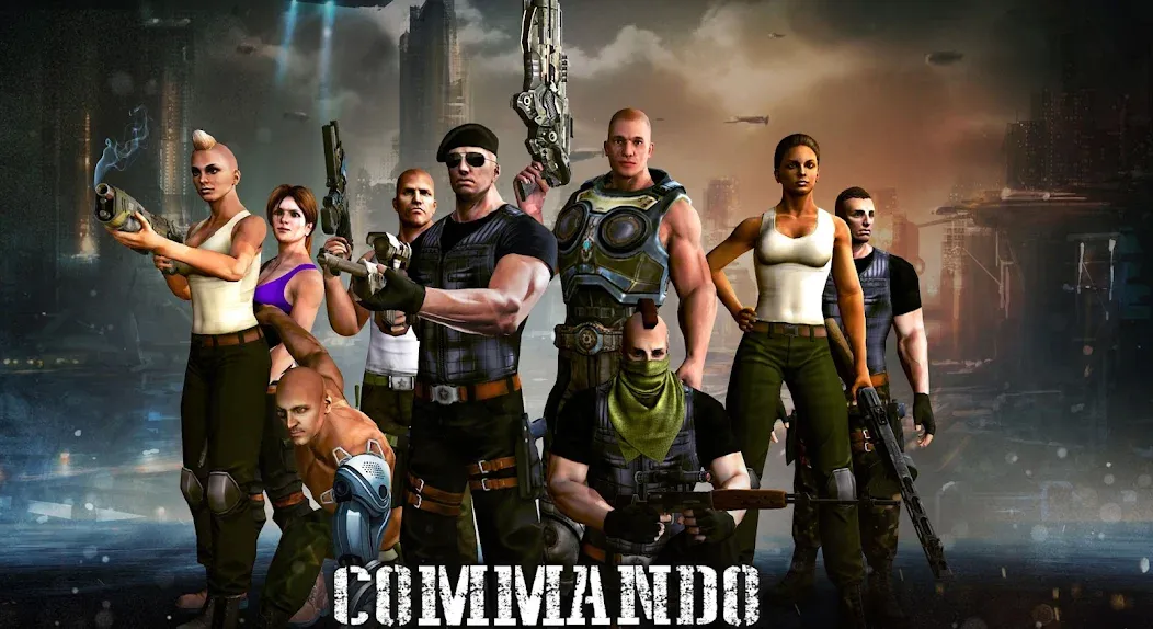 Скачать взлом V Commando shooting  [МОД Много монет] — полная версия apk на Андроид screen 4