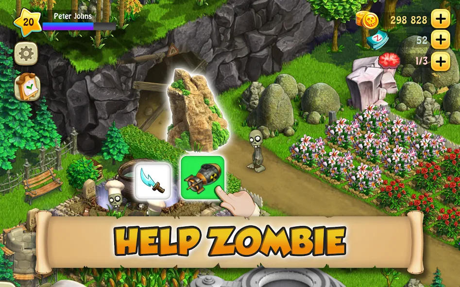 Взломанная Zombie Castaways  [МОД Mega Pack] — полная версия apk на Андроид screen 1