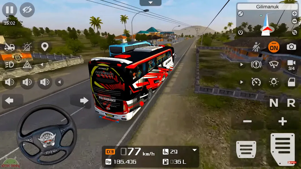 Взломанная Coach Tourist Bus City Driving  [МОД Много денег] — последняя версия apk на Андроид screen 1