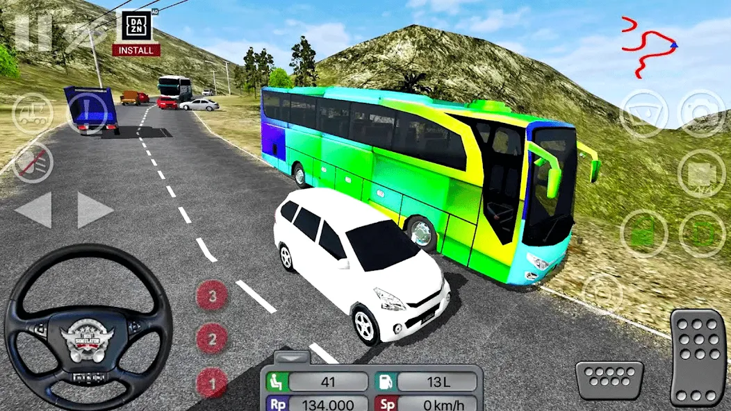 Взломанная Coach Tourist Bus City Driving  [МОД Много денег] — последняя версия apk на Андроид screen 3