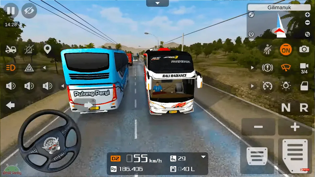 Взломанная Coach Tourist Bus City Driving  [МОД Много денег] — последняя версия apk на Андроид screen 5