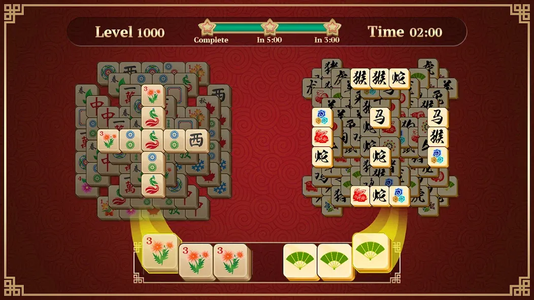 Взломанная Mahjong Solitaire: 3 Tiles (Маджонг Классик)  [МОД Menu] — последняя версия apk на Андроид screen 3