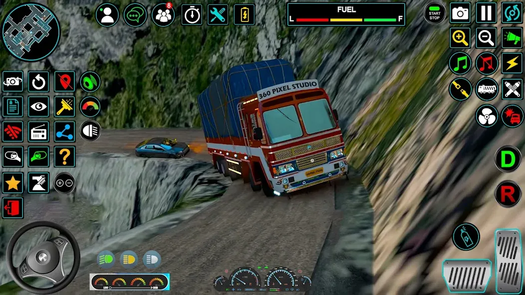 Скачать взлом Indian Truck Offroad Cargo Sim (Индийский грузовик   )  [МОД Unlocked] — стабильная версия apk на Андроид screen 1