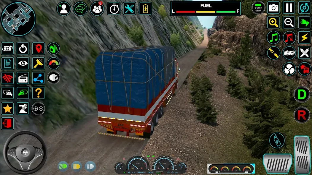 Скачать взлом Indian Truck Offroad Cargo Sim (Индийский грузовик   )  [МОД Unlocked] — стабильная версия apk на Андроид screen 3