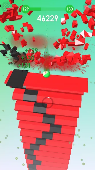 Взлом Ball: Blast colorful bricks 3d  [МОД Unlocked] — последняя версия apk на Андроид screen 2