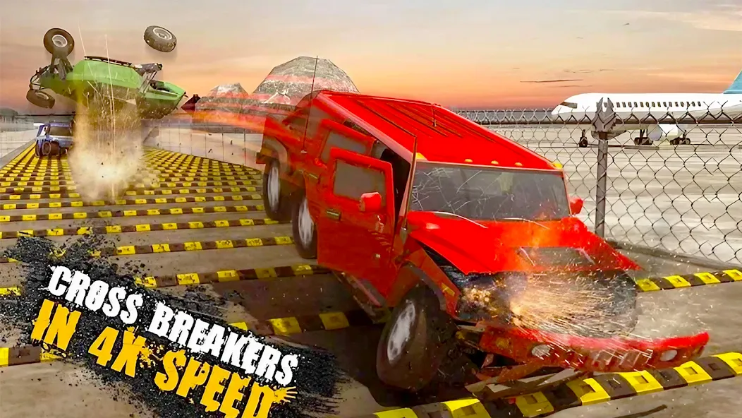 Взломанная Car Crash Speed Bump Car Games  [МОД Бесконечные деньги] — полная версия apk на Андроид screen 3