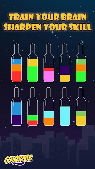 Скачать взлом Colorpuz — Water Sort Puzzle (Колорпаз)  [МОД Бесконечные деньги] — полная версия apk на Андроид screen 2