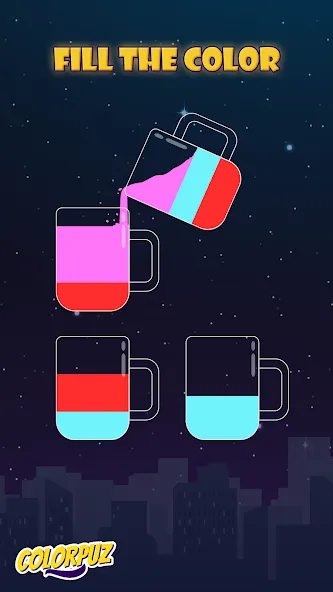Скачать взлом Colorpuz — Water Sort Puzzle (Колорпаз)  [МОД Бесконечные деньги] — полная версия apk на Андроид screen 5