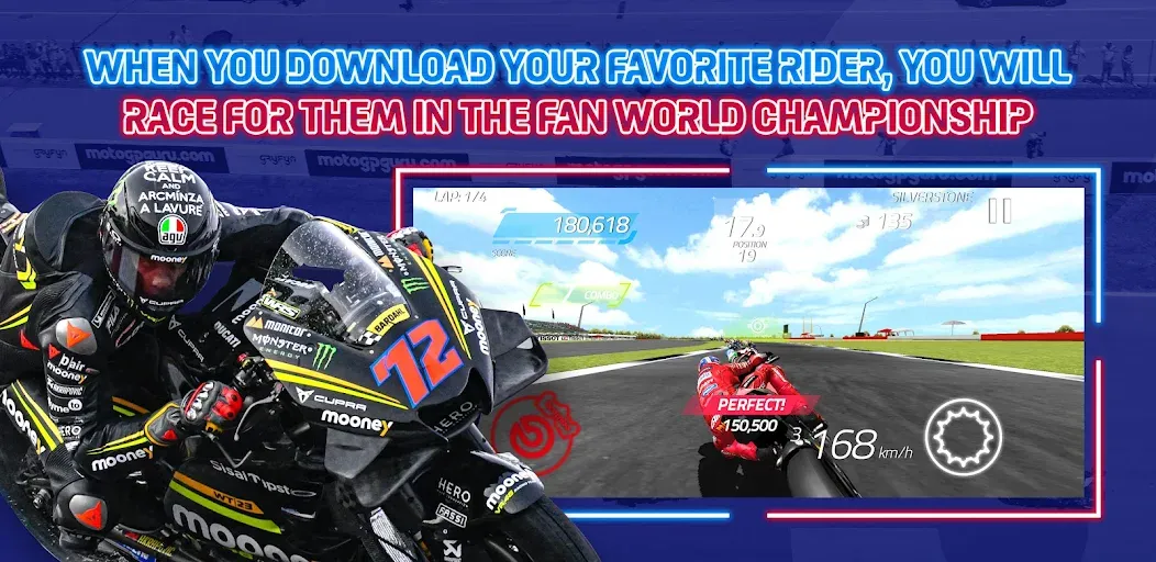 Скачать взломанную MotoGP Racing '23  [МОД Unlimited Money] — последняя версия apk на Андроид screen 4