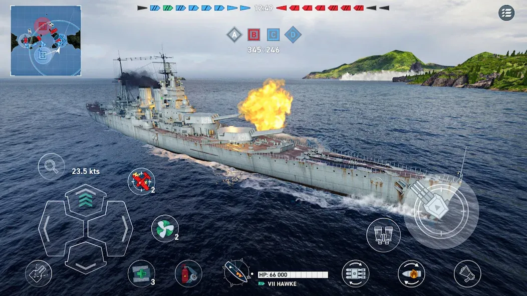 Взломанная World of Warships Legends PvP (Ворлд оф Варшипс Легендс)  [МОД Много денег] — стабильная версия apk на Андроид screen 5