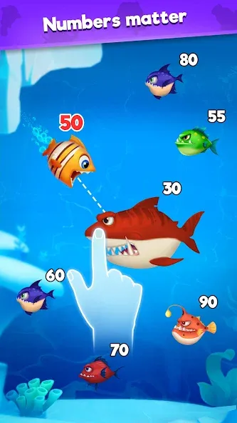 Взломанная Fish Go.io — Be the fish king  [МОД Menu] — стабильная версия apk на Андроид screen 2