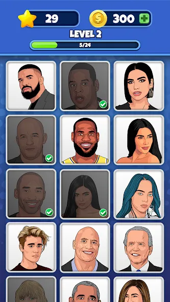 Взлом Who is it? Celeb Quiz Trivia  [МОД Unlimited Money] — стабильная версия apk на Андроид screen 3