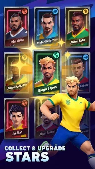 Скачать взломанную AFK Football: RPG Soccer Games  [МОД Бесконечные деньги] — полная версия apk на Андроид screen 2