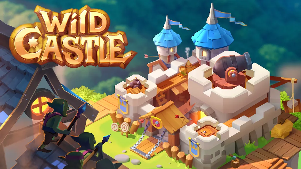 Взломанная Wild Castle: Tower Defense TD (Уайлд Кастл ТД)  [МОД Бесконечные монеты] — стабильная версия apk на Андроид screen 1