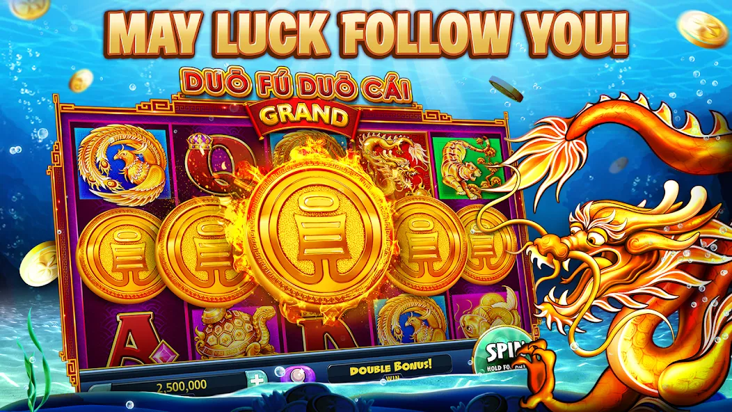 Скачать взломанную Gold Fish Casino Slot Games (Голдфиш)  [МОД Mega Pack] — полная версия apk на Андроид screen 2