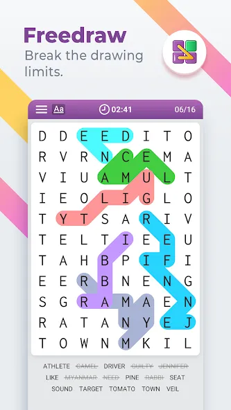 Взлом Word Search Colorful  [МОД Много денег] — последняя версия apk на Андроид screen 5