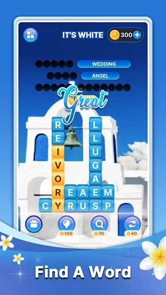 Взломанная Word Search Block Puzzle Game  [МОД Бесконечные монеты] — последняя версия apk на Андроид screen 1