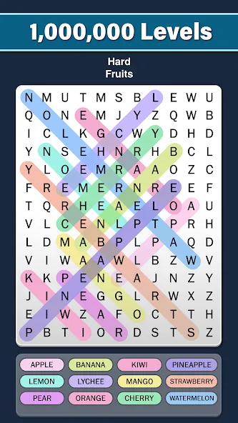 Взлом Word Search: Word Find (Ворд Срч)  [МОД Много денег] — последняя версия apk на Андроид screen 3