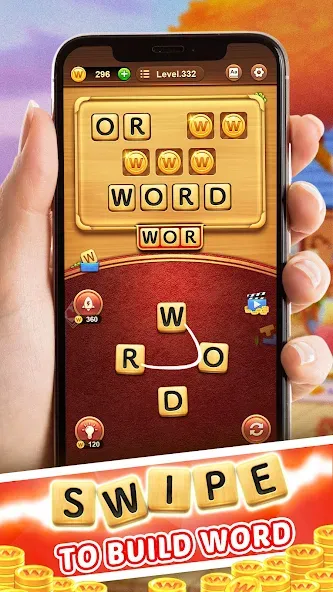 Скачать взлом Word Connect (Ворд Коннект)  [МОД Unlimited Money] — стабильная версия apk на Андроид screen 1