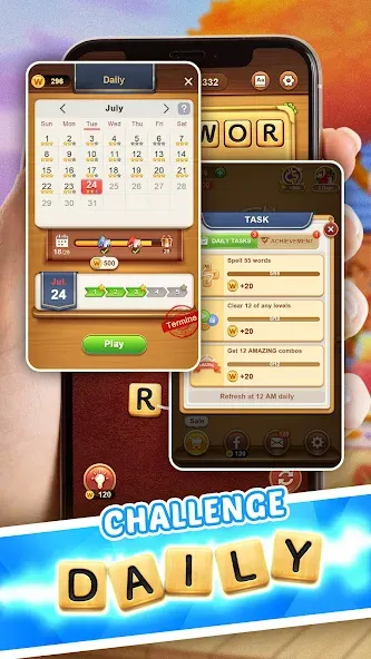 Скачать взлом Word Connect (Ворд Коннект)  [МОД Unlimited Money] — стабильная версия apk на Андроид screen 4