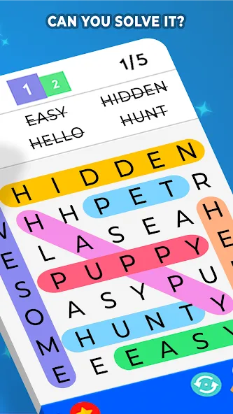 Взломанная Word Search  [МОД Бесконечные монеты] — полная версия apk на Андроид screen 3