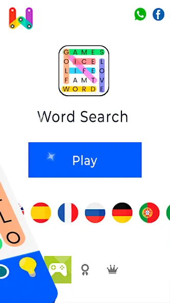 Взломанная Word Search  [МОД Бесконечные монеты] — полная версия apk на Андроид screen 4