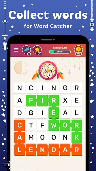 Взломанная Word Catcher: Word Search  [МОД Все открыто] — стабильная версия apk на Андроид screen 4