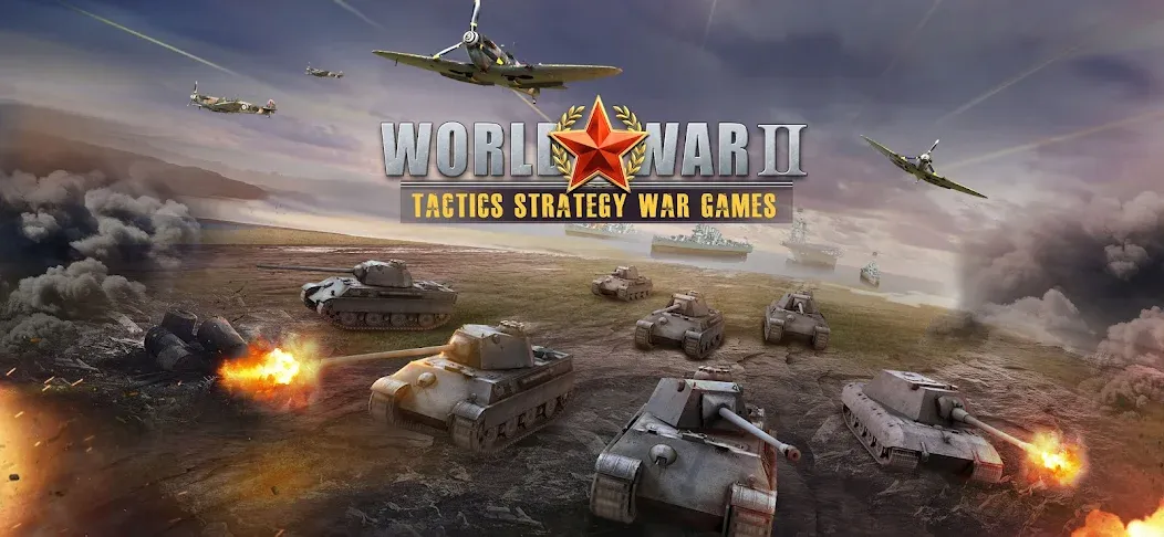 Взломанная World War 2: Strategy Games (Вторая мировая война)  [МОД Unlocked] — последняя версия apk на Андроид screen 1