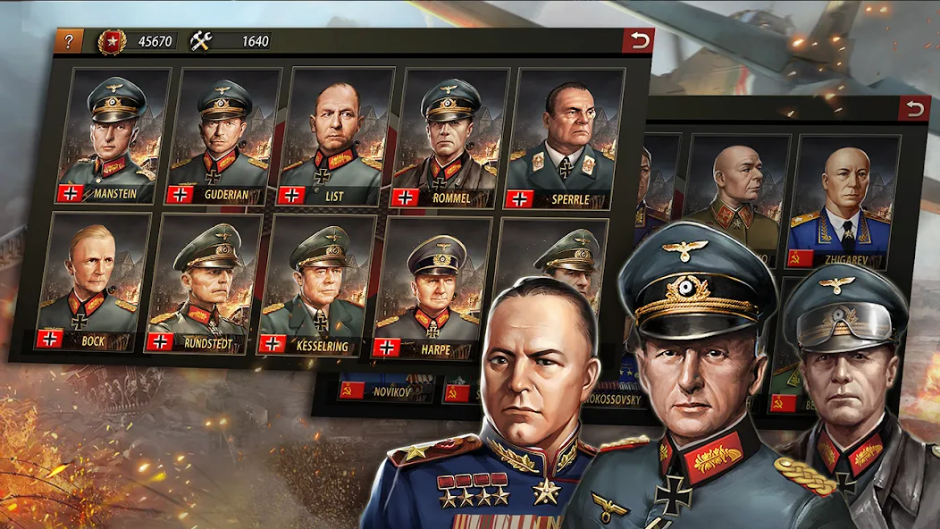 Взлом World War 2:WW2 Strategy Games (Вторая мировая война)  [МОД Бесконечные монеты] — последняя версия apk на Андроид screen 2