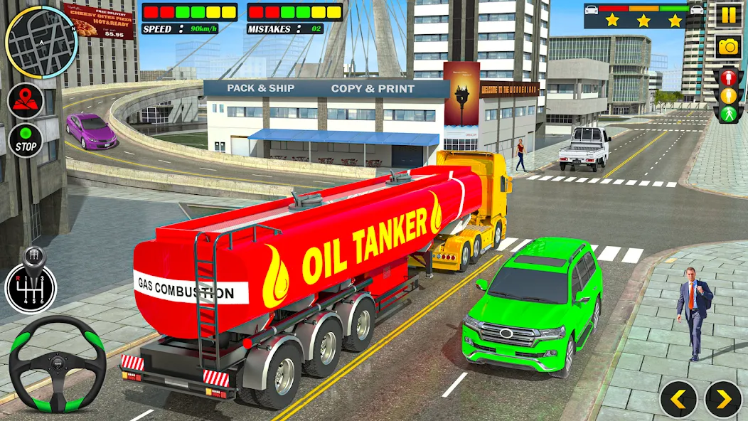 Взломанная Offroad Oil Tanker Truck Games (Оффроуд Игры на машинецистерне для нефти)  [МОД Бесконечные монеты] — стабильная версия apk на Андроид screen 2