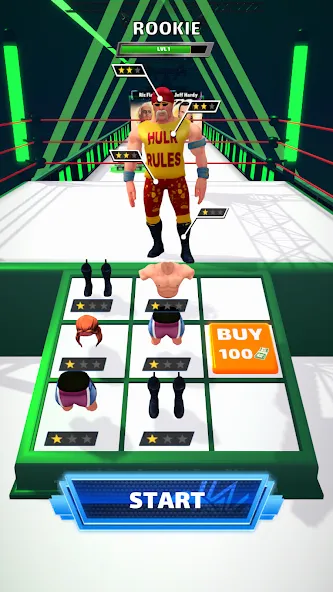 Скачать взломанную Wrestling Trivia Run (Рестлинг Тривия Ран)  [МОД Unlocked] — последняя версия apk на Андроид screen 2