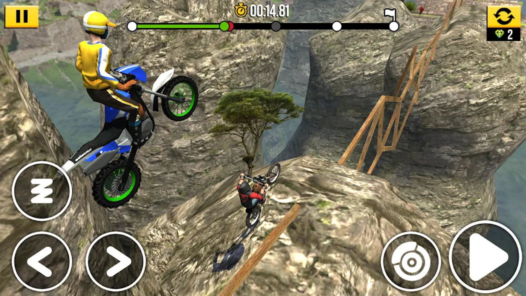 Скачать взломанную Trial Xtreme Legends (Триал Экстрим Легенды)  [МОД Много денег] — последняя версия apk на Андроид screen 1