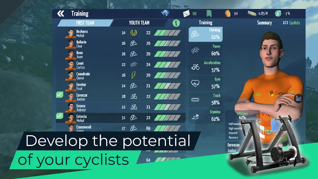 Взлом Live Cycling Manager 2023 (Лайв Сайклинг Менеджер 2023)  [МОД Меню] — последняя версия apk на Андроид screen 4