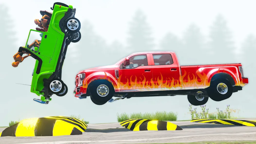 Взлом Car Crash: 3D Mega Demolition (Кар краш)  [МОД Unlocked] — последняя версия apk на Андроид screen 1