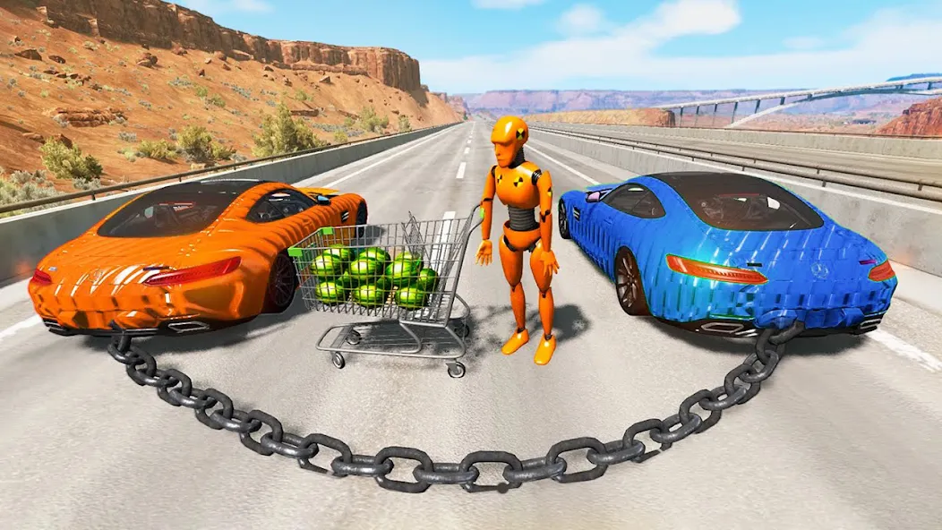 Взлом Car Crash: 3D Mega Demolition (Кар краш)  [МОД Unlocked] — последняя версия apk на Андроид screen 4