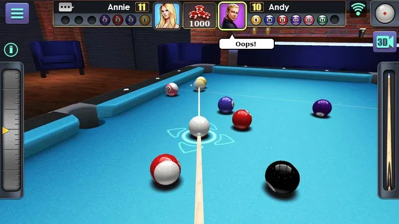 Взломанная 3D Pool Ball  [МОД Все открыто] — полная версия apk на Андроид screen 1