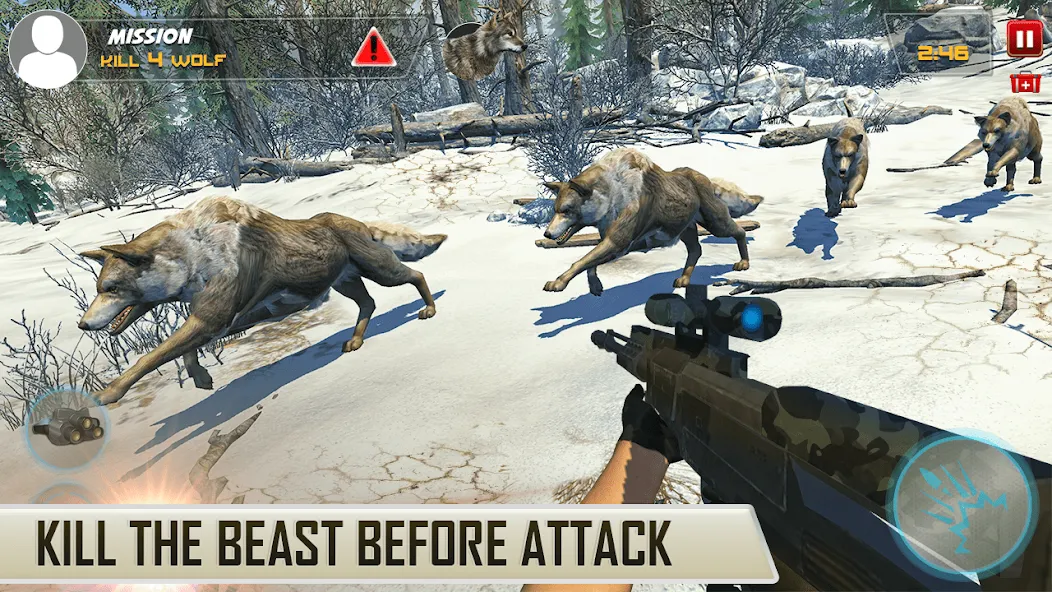 Скачать взлом Dino Hunting Sniper Shooter 3D  [МОД Все открыто] — полная версия apk на Андроид screen 5