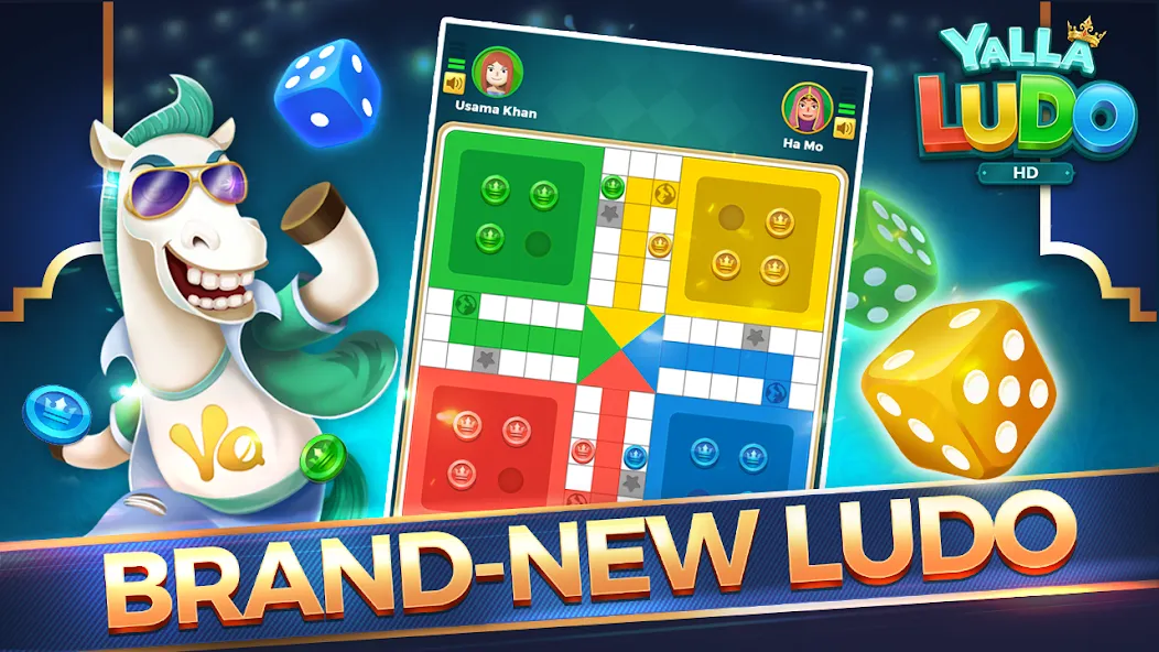 Взломанная Yalla Ludo HD (Ялла Лудо )  [МОД Меню] — последняя версия apk на Андроид screen 1