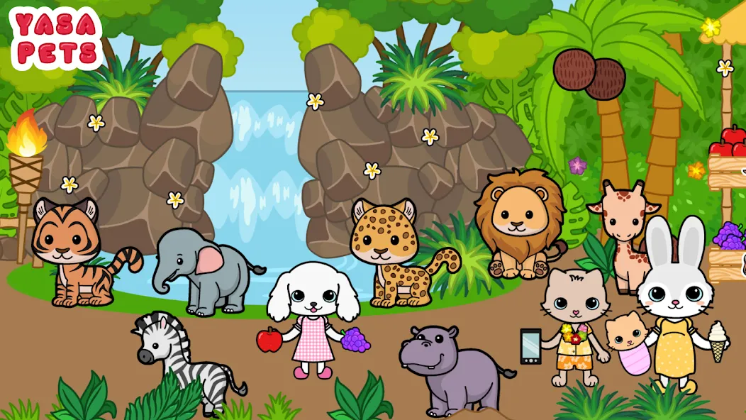 Скачать взломанную Yasa Pets Island (Яса Петс Айленд)  [МОД Все открыто] — полная версия apk на Андроид screen 4