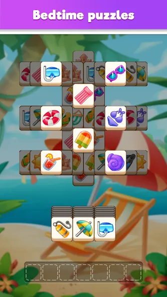 Взломанная Tile Match Puzzle: Triple Game (Тайл Матч Пазл)  [МОД Mega Pack] — последняя версия apk на Андроид screen 4