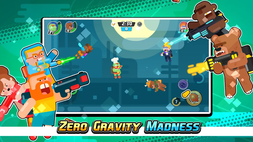 Взлом Gravity Brawl: Hero Shooter  [МОД Бесконечные деньги] — стабильная версия apk на Андроид screen 1