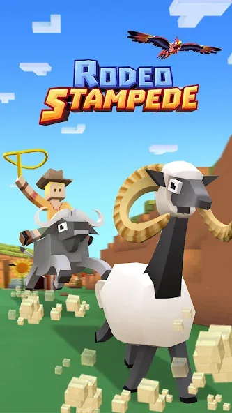 Взлом Rodeo Stampede: Sky Zoo Safari  [МОД Unlimited Money] — полная версия apk на Андроид screen 1