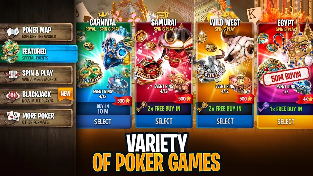 Скачать взломанную Governor of Poker 3 — Texas  [МОД Все открыто] — полная версия apk на Андроид screen 2