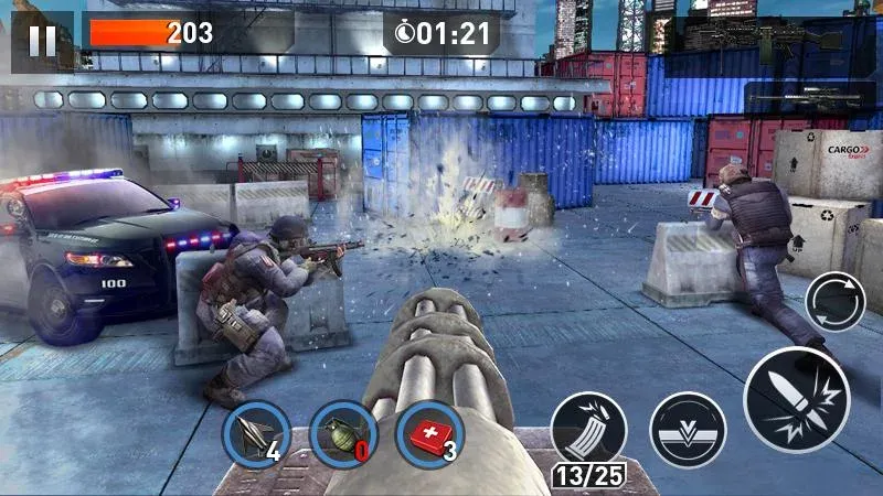 Скачать взломанную Elite Killer: SWAT  [МОД Unlocked] — стабильная версия apk на Андроид screen 3