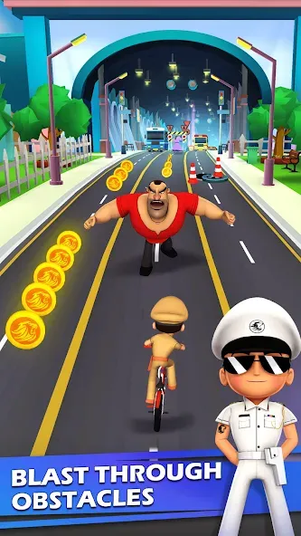 Взлом Little Singham Cycle Race (Литл Сингам Велосипедная Гонка)  [МОД Много денег] — стабильная версия apk на Андроид screen 3